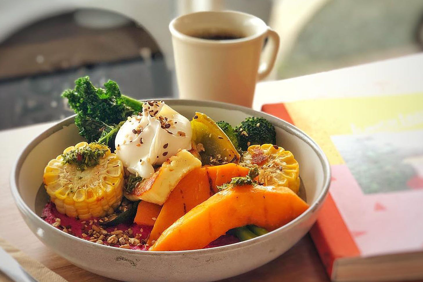 A delicious looking breakfast at Bobby Franks Cafe in Nelson.